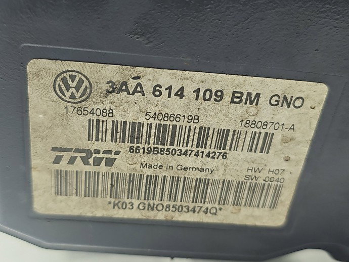 Pompa ABS Volkswagen Passat B7 (362) [Fabr 2010-2014] 3AA614109BM 2.0 TDI CFFB 103KW / 140CP