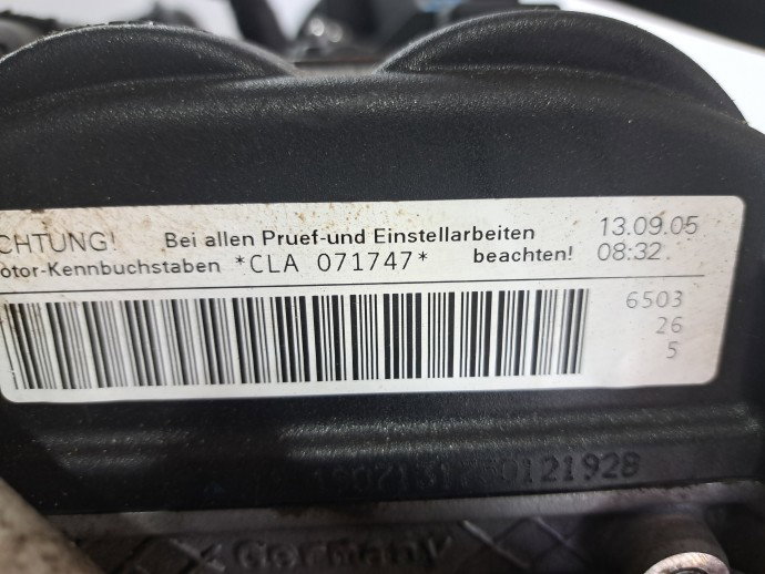 Motor complet ambielat AUDI A6 (4G2, C7) [Fabr 2012-2017] CLAB 3.0 TDI CLAB 150KW / 204CP