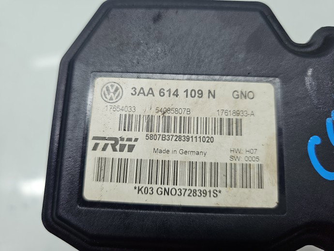 Pompa ABS Volkswagen Passat B7 (365) [Fabr 2010-2014] 3AA614109N 2.0 TDI CFFB 103KW / 140CP