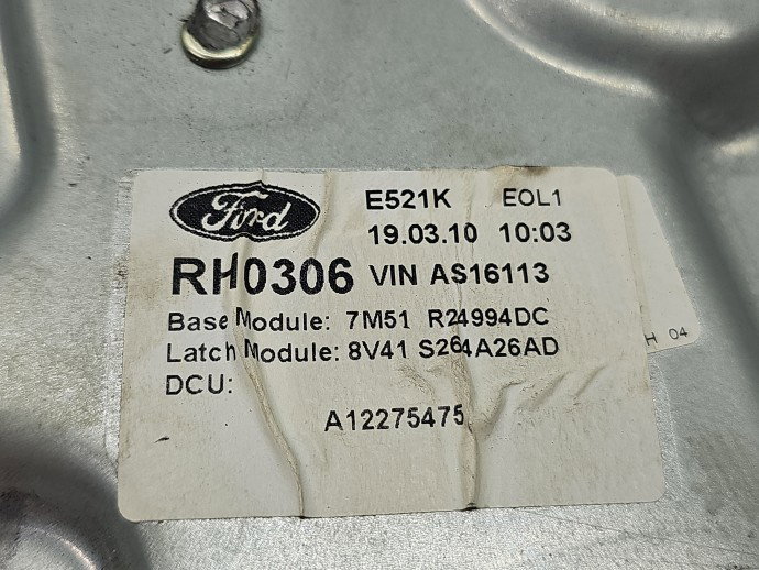 Macara electrica geam dreapta spate Ford Kuga I [Fabr 2008-2012] SUV 7M51-R24994-DC
