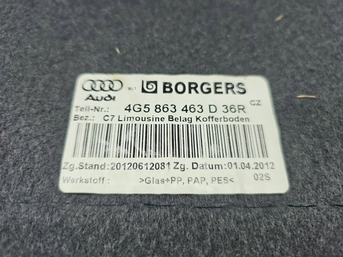 Mocheta portbagaj AUDI A6 (4G2, C7) [Fabr 2012-2017] 4G5863463D