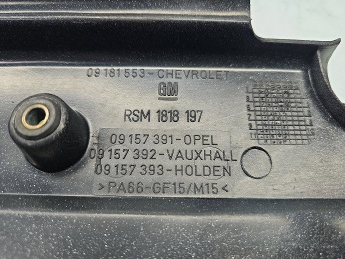 Capac motor Opel Astra G [Fabr 1998-2004] 09157391 1.6 Benz Z16XE 74KW / 101CP