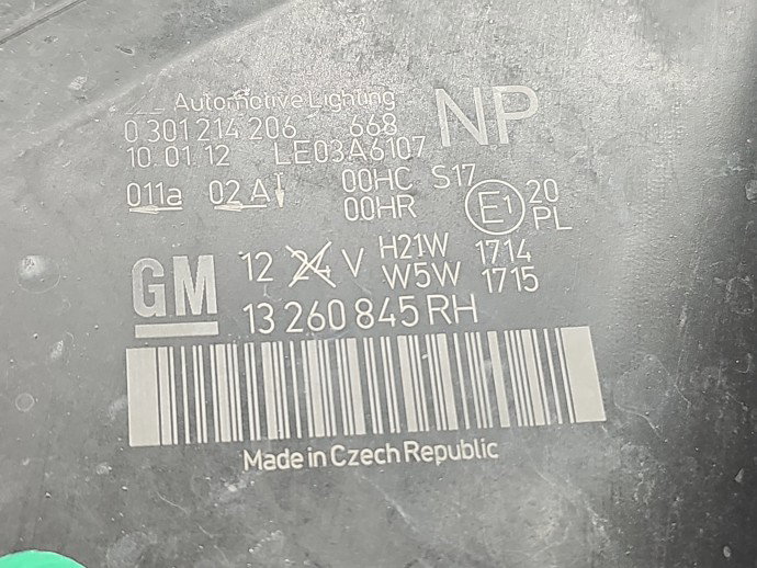 Far dreapta Opel Zafira B (A05) [Fabr 2006-2011] Hatchback 13260845
