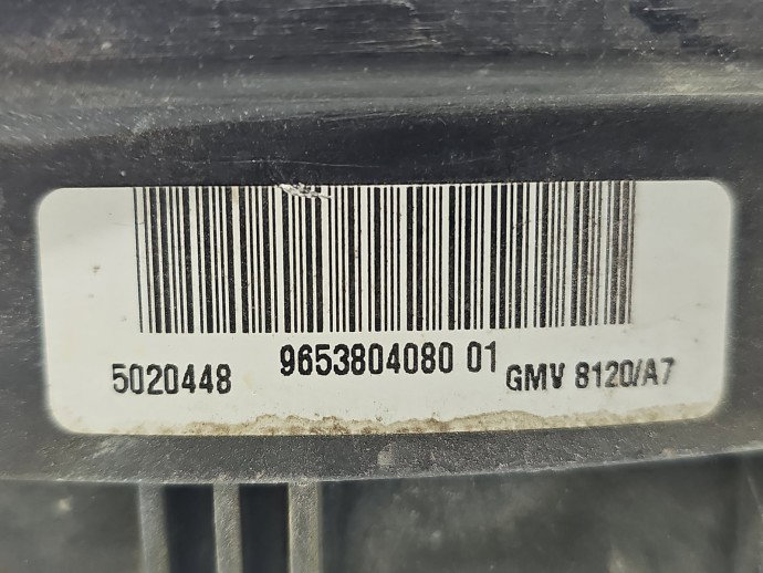 Electroventilator PEUGEOT 207 (WA) [Fabr 2006-2012] 9653804080 1.4 Benz KFV 54KW / 74CP