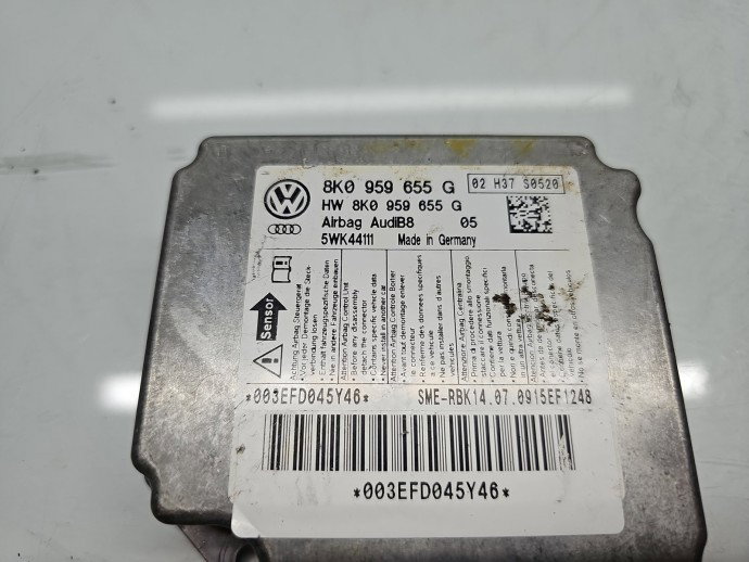 Calculator airbag AUDI A5 (8T3) [Fabr 2007-2015] 8K0959655G 2.0 TDI CAGA 105KW / 143CP