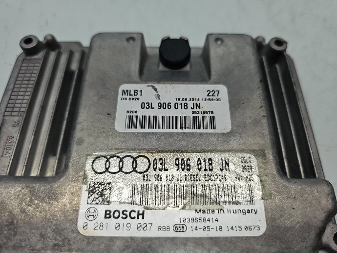 Calculator motor ECU AUDI A4 (8K2, B8) [Fabr 2008-2015] 03L906018JN 2.0 TDI CGLC 130KW / 177CP