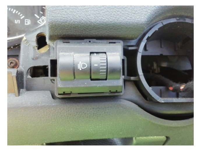 Buton reglaj faruri Skoda Octavia 2 facelift 1.9 TDI OEM 2004-2013