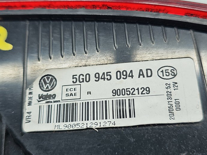 Stop haion dreapta Volkswagen Golf 7 (5G) [Fabr 2014-prezent] Hatchback 5G0945094AD