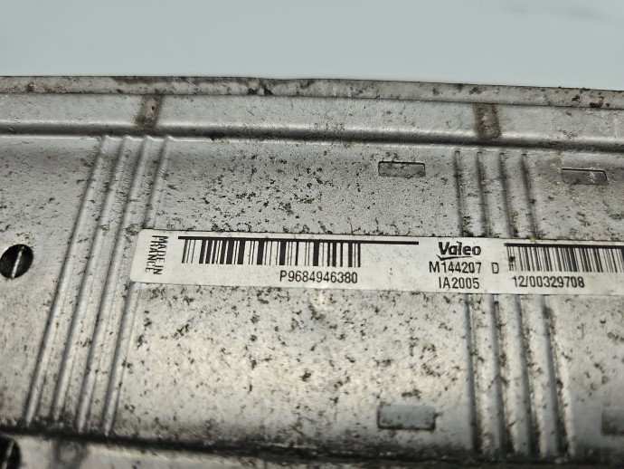 Radiator intercooler PEUGEOT 508 [Fabr 2010-2018] 9684946380 1.6 HDI DV6C 82KW / 112CP