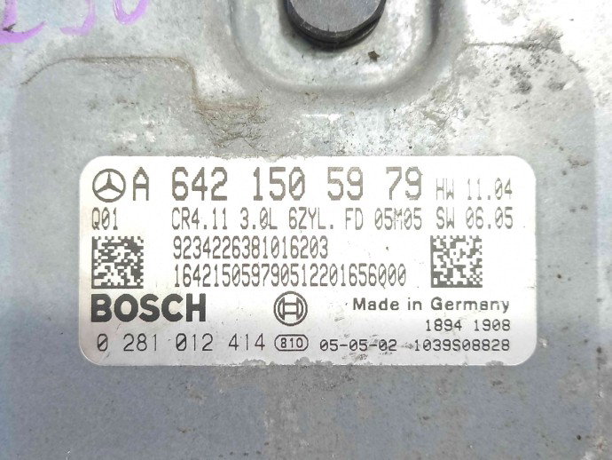 Calculator motor ECU A6421505979 Mercedes Clasa ML (W164) [Fabr 2005-2012] 3.0 CDI