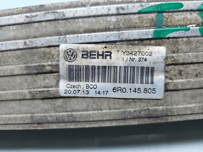 Radiator intercooler Skoda Fabia 2 (5J, 542) [Fabr 2007-2014] 6R0145805 1.6 TDI CAYC 77KW / 105CP