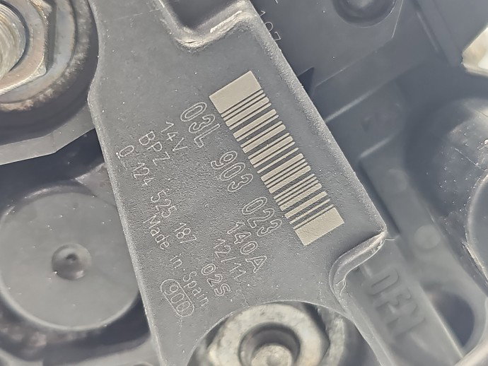 Alternator Seat Leon (1P1) [Fabr 2005-2011] 03L903023 1.6 TDI CAYC 77KW / 105CP