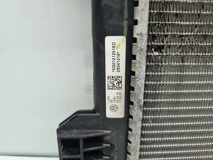 Radiator apa Volkswagen Golf 7 (5G) [Fabr 2014-prezent] 5Q0121251ED 2.0 TDI CRBC 110KW / 150CP