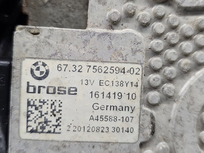 Electroventilator Bmw X4 (F26) [Fabr 2012 -2018] 7562594-02 2.0 N47N 135KW / 184CP