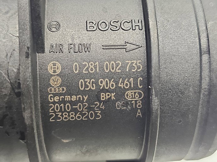 Debitmetru aer AUDI A4 (8K2, B8) [Fabr 2008-2015] 03G906461C 2.0 TDI CBBB 125KW / 170CP