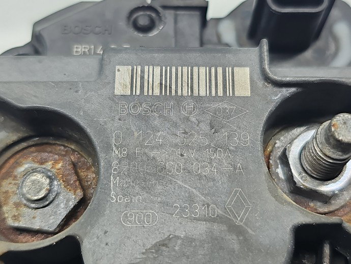 Alternator Renault Kangoo 2 [Fabr 2008-prezent] 8200660034 1.5 dCi K9K-704 85KW / 105CP