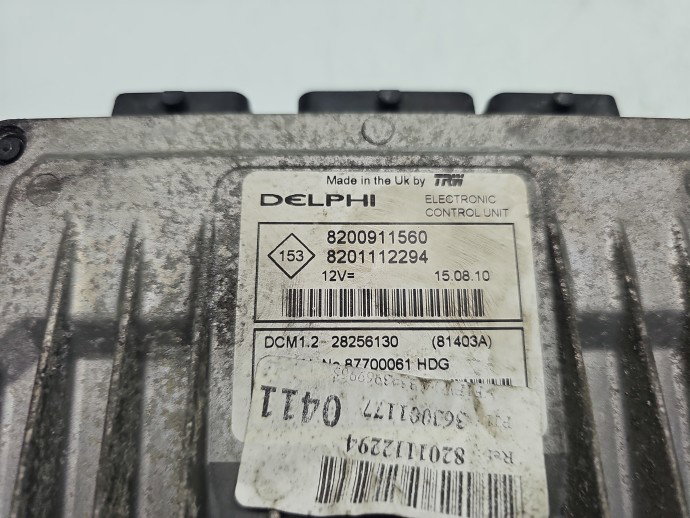Calculator motor ECU Renault Kangoo 2 [Fabr 2008-prezent] 8200911560 1.5 dCi K9K-704 85KW / 105CP
