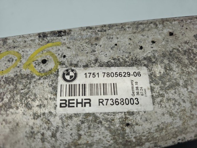 Radiator intercooler Bmw 7 (F01, F02) [Fabr 2008-2015] 7805629-06 2.0 N47D20O1 135KW / 184CP