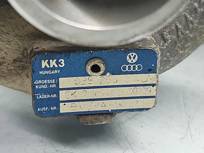Turbina Volkswagen Golf 5 (1K1) [Fabr 2004-2008] 038253014G ?1.9 TDI BKC 77KW / 105CP
