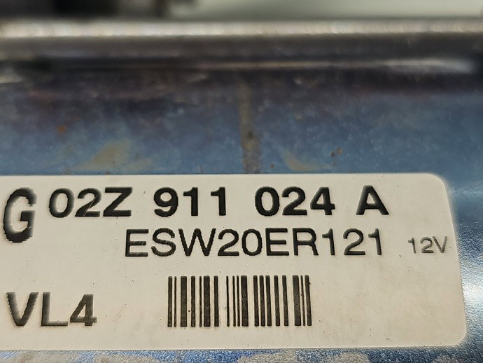 Electromotor Volkswagen Golf 6 (5K1) [Fabr 2009-2013] 02Z911024A 1.6 TDI CAYC77KW / 105CP