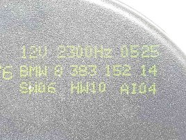 Sirena alarma 8383152 Bmw X3 (E83) [Fabr 2003-2009] 2.0 M47