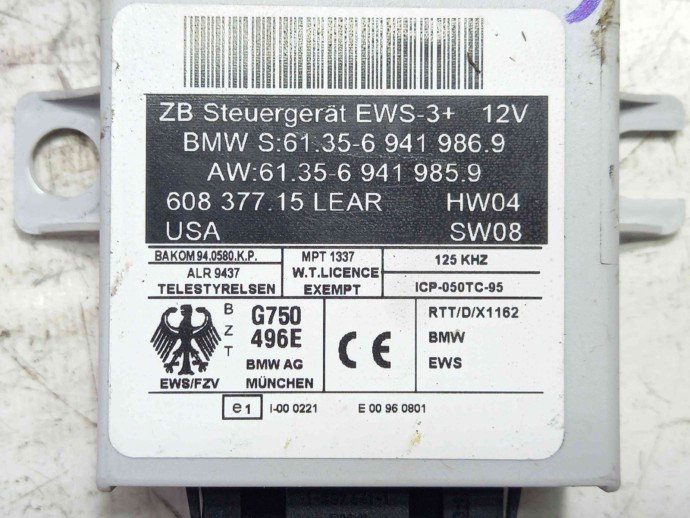 Imobilizator 6941986 Bmw X3 (E83) [Fabr 2003-2009] 2.0 M47