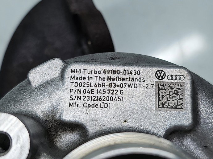 Turbina Volkswagen Golf 7 (5G) [Fabr 2014-prezent] 04E145722G 1.4 TFSI CZEA 110KW / 150CP