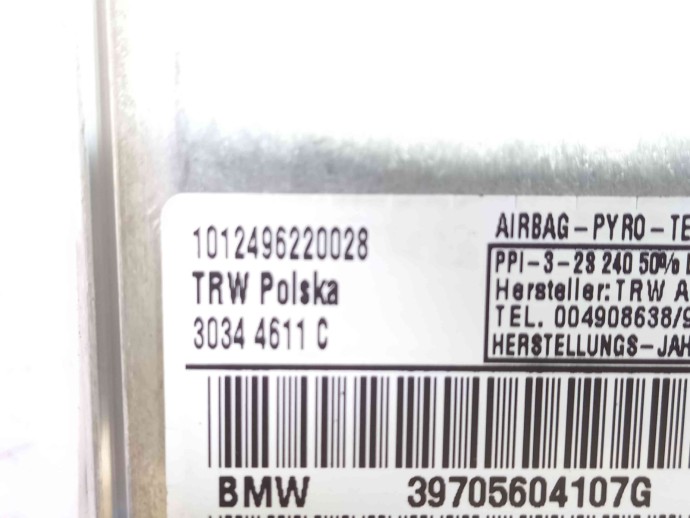 Airbag pasager 30344611C Bmw X3 (E83) [Fabr 2003-2009] 