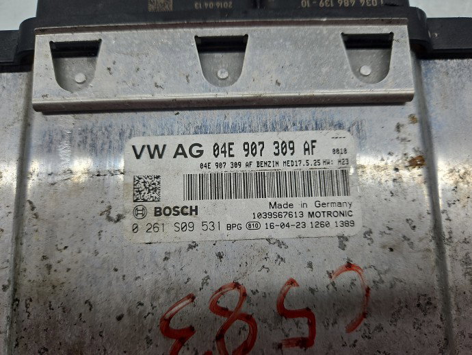 Calculator motor ECU Skoda Rapid (NH3) [Fabr 2012-2019] 04E907309AF 1.2 TSI CJZC 66KW / 90CP