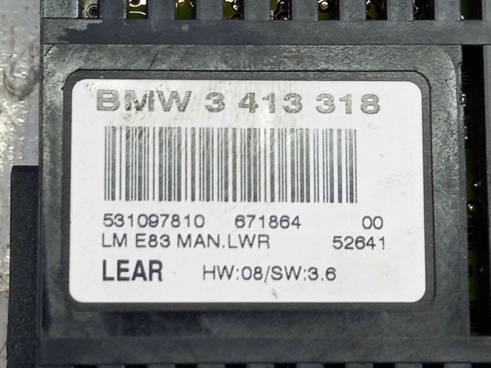 Modul lumini ambientale 3413318 Bmw X3 (E83) [Fabr 2003-2009] 