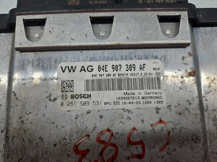 Calculator motor ECU Seat Ibiza 5 (6J5) [Fabr 2008-2017] 04E907309AF 1.2 TSI CJZC 66KW / 90CP