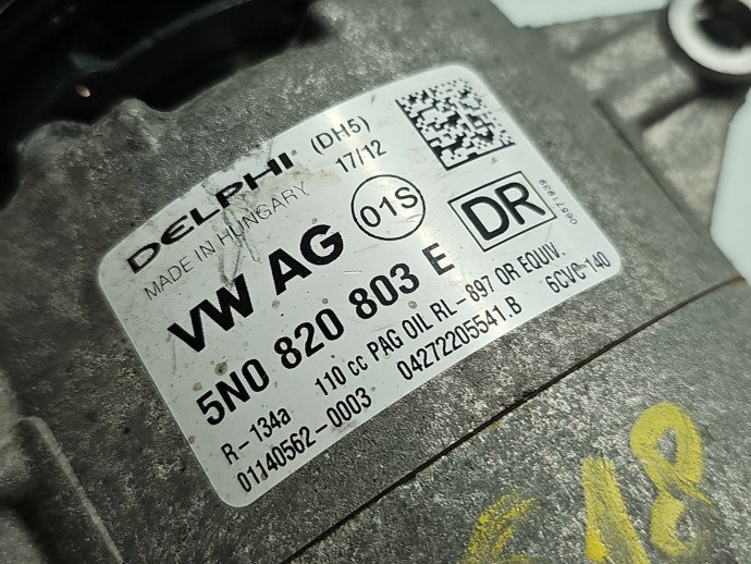 Compresor clima Volkswagen Passat B7 (362) [Fabr 2010-2014] 5N0820803E 1.6 TDI CAYC 77KW / 105CP