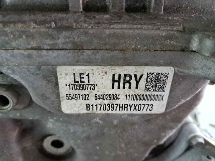 Motor complet ambielat Opel Astra K [Fabr 2015-2022] LE1 1.0 Benz B10XFL 77KW / 105CP