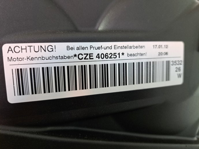 Motor complet ambielat AUDI Q2 (GAB) [ Fabr 2016-prezent] CZEA 1.4 TFSI CZEA 110KW / 150CP