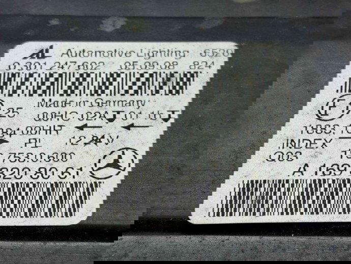  Far dreapta Mercedes Clasa B (W245) [Fabr 2005-2011] A1698208061