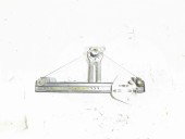 Macara geam dreapta spate OEM Dacia Logan (LS) [Fabr 2004-2012] 1.5 DCI