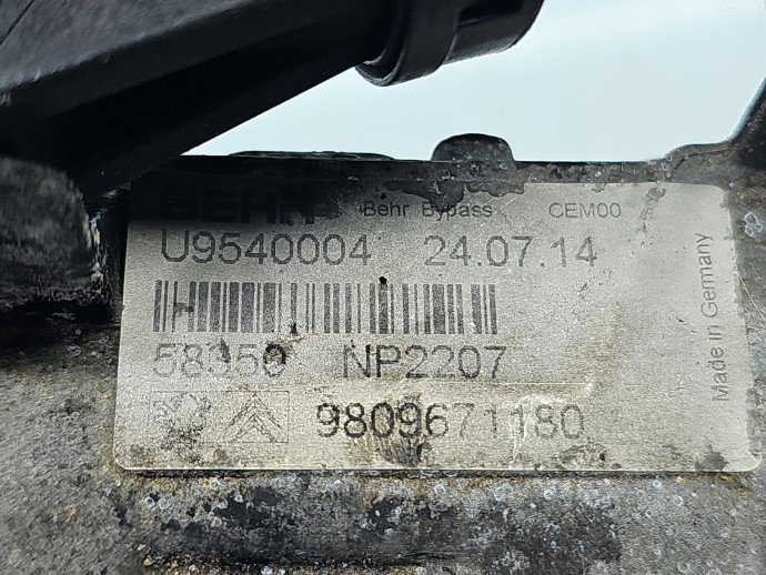 Racitor gaze LAND ROVER Range Rover Evoque [Fabr 2011-2018] 9809671180 2.2 SD4 224DT 140KW / 190CP