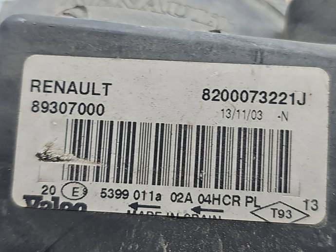 Far dreapta Renault Megane 2 [Fabr 2002-2008] Berlina 89307000