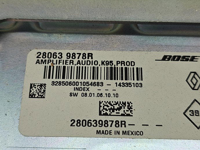 Amplificator audio Renault Megane 3 [Fabr 2008-2015] 280639878R