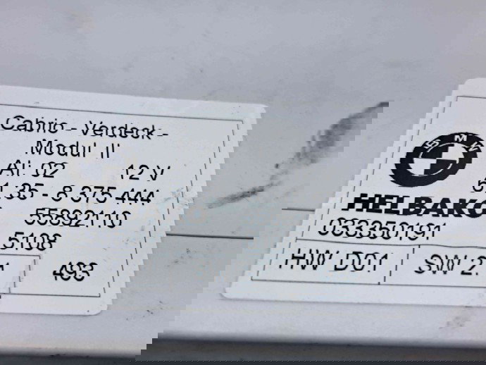  Modul confort Bmw 3 (E46) [Fabr 1998-2005] 8375444