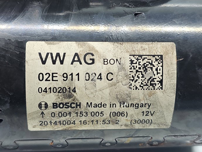 Electromotor Volkswagen Sharan (7N) [Fabr 2011-prezent] 02E911024C 2.0 TDI CFFB103KW / 140CP