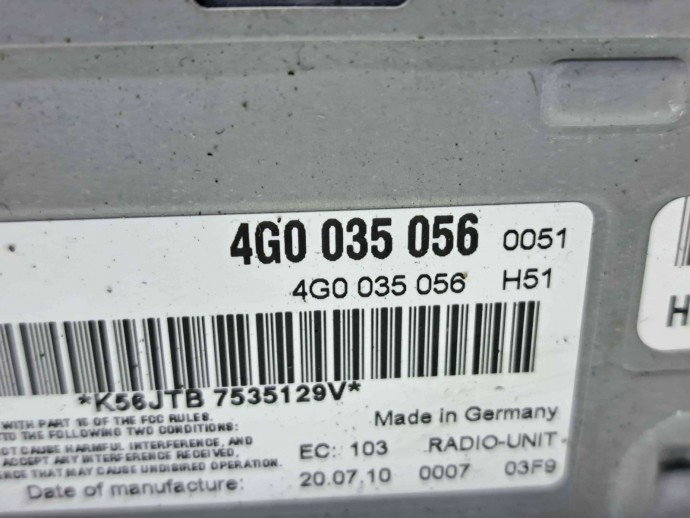  Modul navigatie Audi Q5 (8RB) [Fabr 2008-2016] 4G0035056