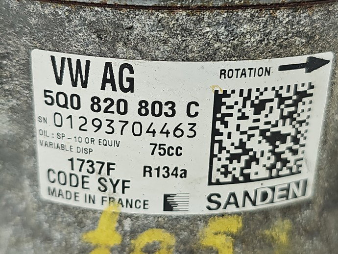 Compresor clima AUDI A3 (8V1) [Fabr 2012-prezent] 5Q0820803C 2.0 TDI CRBC 110KW / 150CP