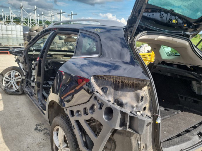 Aripa stanga spate Renault Megane 3 [Fabr 2008-2015] Break 040 Negru Unilack
