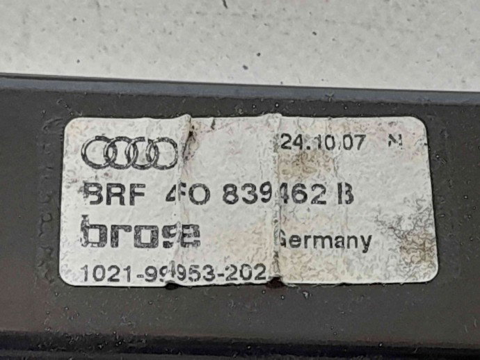 Macara geam dreapta spate 4F0839462B Audi A6 (4F2, C6) [Fabr 2004-2010] 2.0 BRE