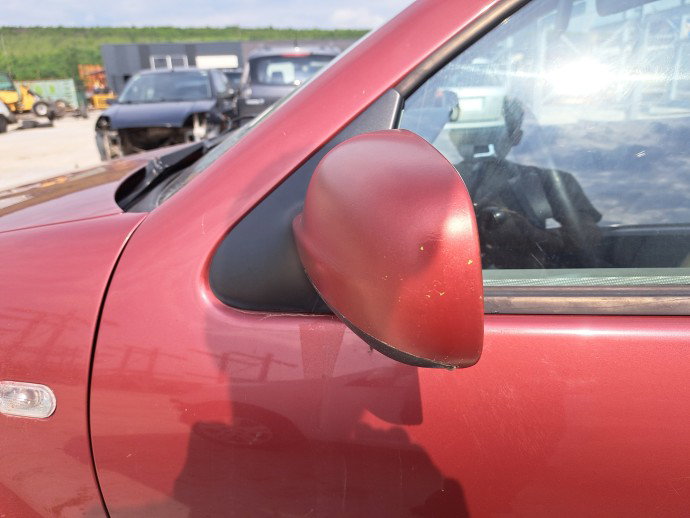 Oglinda stanga Volkswagen Polo (6N2) [Fabr 1995-2000] Coupe ROSU