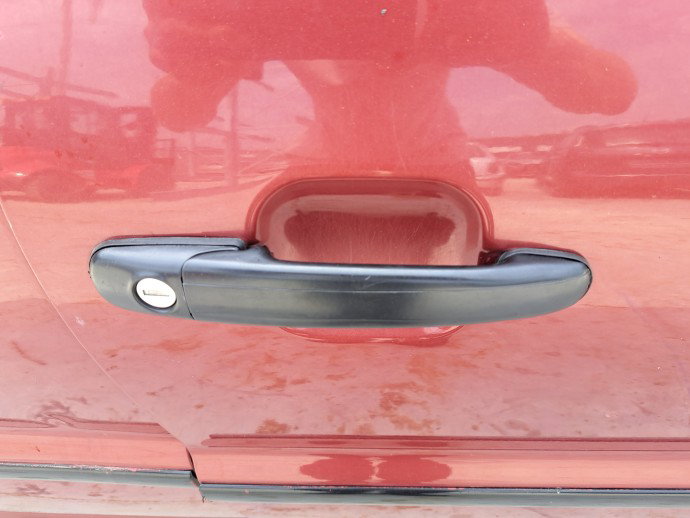 Maner usa dreapta fata Volkswagen Polo (6N2) [Fabr 1995-2000] Coupe ROSU
