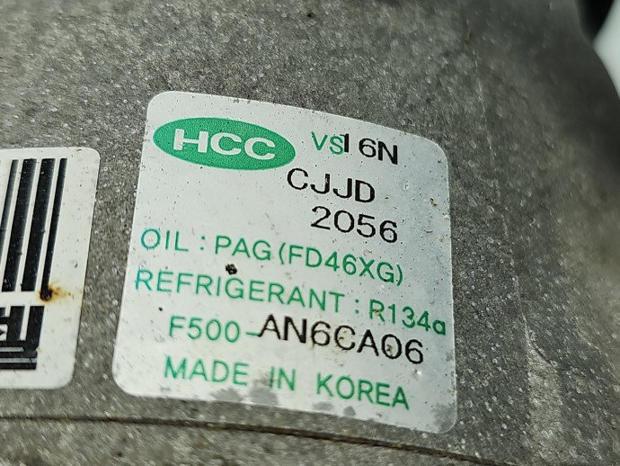 Compresor clima KIA Ceed (SW) [Fabr 2007-2012] F500-AN6CA06 1.6 CRDI D4FB 84.6KW / 115CP