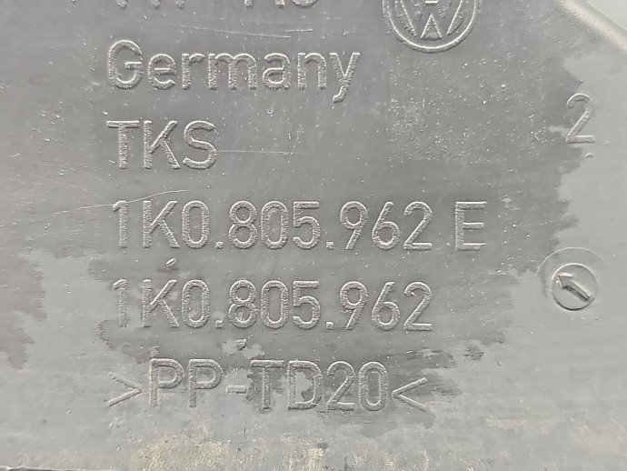 Difuzor captare aer Volkswagen Passat B6 (3C2) [Fabr 2005-2010] Berlina  1K0805962E