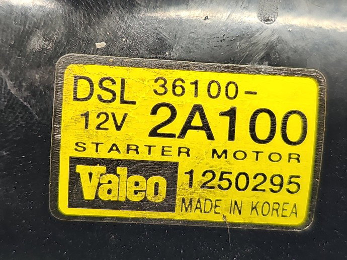 Electromotor Hyundai Getz (TB) [Fabr 2002-2009] 36100-2A100 1.6 CRDI D4FB84.6KW / 115CP